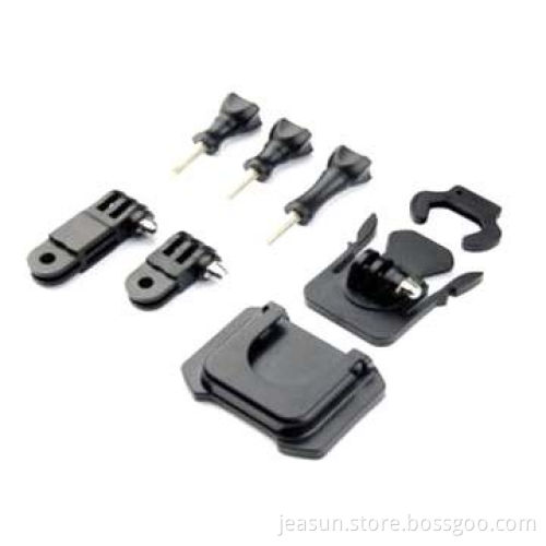 Base mount with adjustment compatible with Gopro